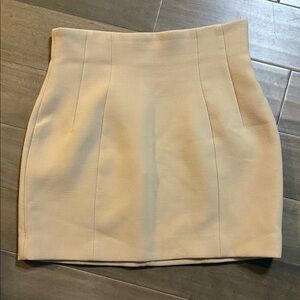 Paris Atelier & Other Stories Tan Mini Skirt SZ 10